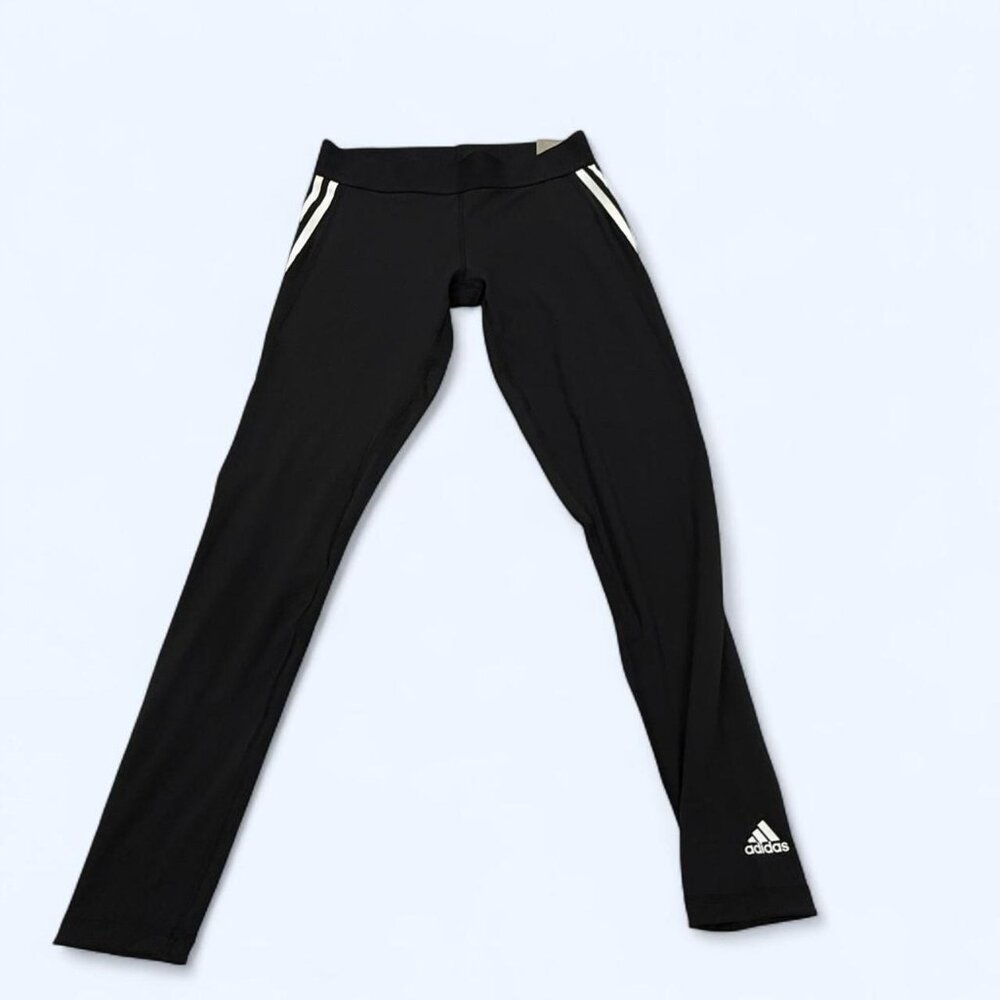 *SOLD* NWT Adidas Black Long Women's Training Tights Midrise Size M